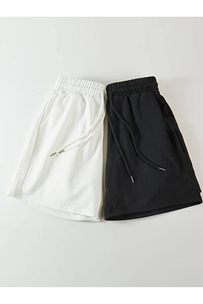 oneoff Erkek 4lü rengarenk  %100 Penye Kısa Yazlık Şort