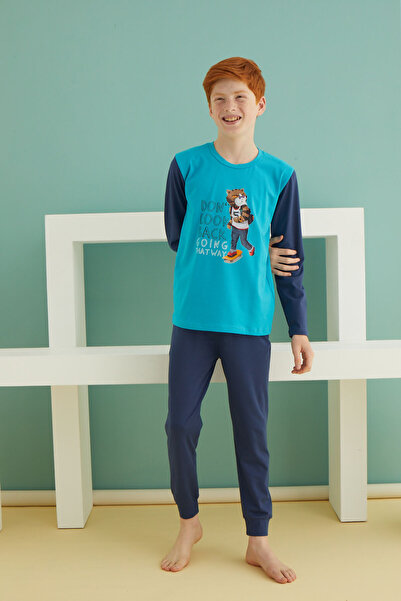 LARİCE KİDS ERKEK ÇOCUK UZUN KOL PİJAMA TAKIMI