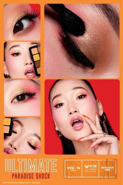 NYX Professional Makeup Ultimate Shadow Palette - Paradise Shock Göz Farı Paleti