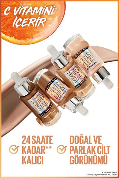 Maybelline New York Super Stay Skin Tint Fondöten - 21