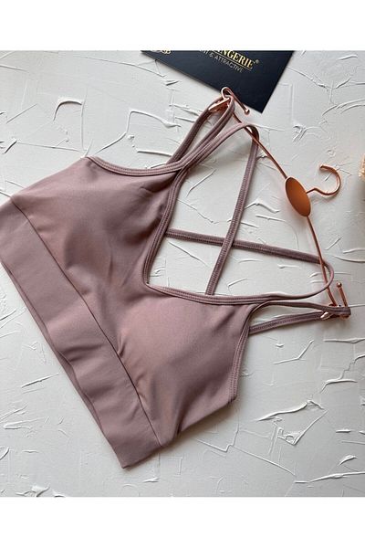 İntive Lingerie Αθλητικό σουτιέν Aurafit V-Neck Cross Rope Strap -9024