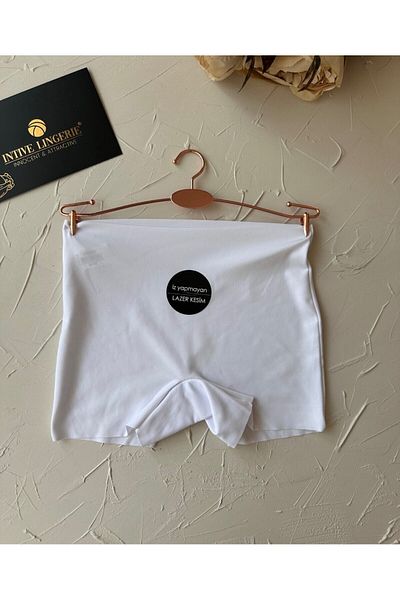 İntive Lingerie بوكسر نسائي من القطن المريح ذو الخصر العالي
