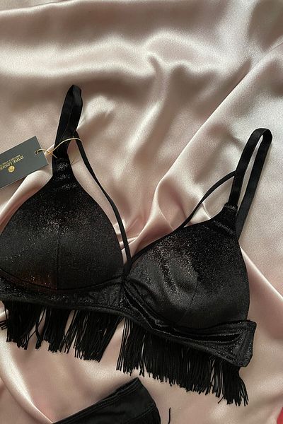 İntive Lingerie Intive γυναικείο ειδικό χριστουγεννιάτικο σέξι μπραλέτ με λεπτομέρεια με φούντα (Welcome 2023)