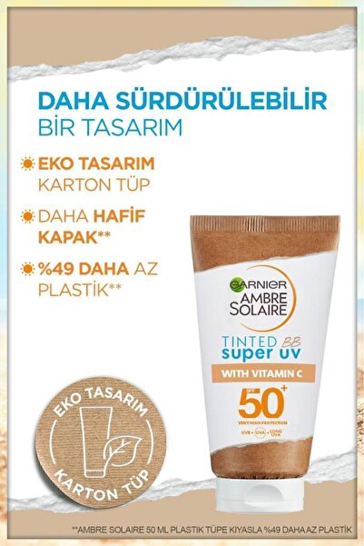 Garnier Ambre Solaire Renkli Koruyucu Bb Krem - Orta Ton 50spf 50ml