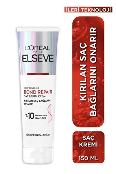 ELSEVE Bond Repair Bağ Onarıcı Saç Bakım Seti Şampuan + Bakım Kremi + Şampuan Öncesi Kurtarıcı Bakım