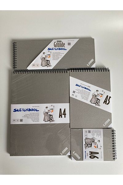 Lemsstudio Experto 200gr Set of 4 A5-a4-a6-grande (SKETCHBOOK) Sketchbook
