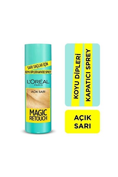 L'Oreal Paris Magic Retouch Beyaz Kapatıcı Sprey (koyu Dipler)açık Sarı 75 Ml