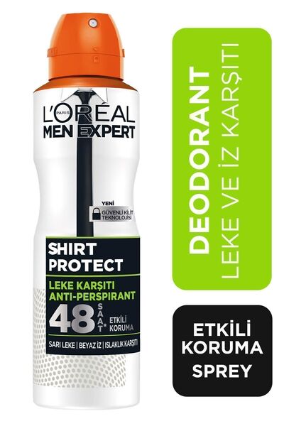 L'Oreal Paris Men Expert Shirt Protect Anti Perspirant Erkek Sprey Deodorant ...
