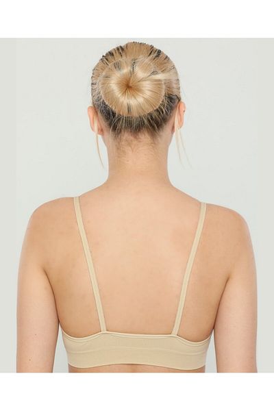 İntive Lingerie Μαλακό μπραλέτ με λεπτομέρεια με δέσιμο στο μπροστινό μέρος για καθημερινή χρήση