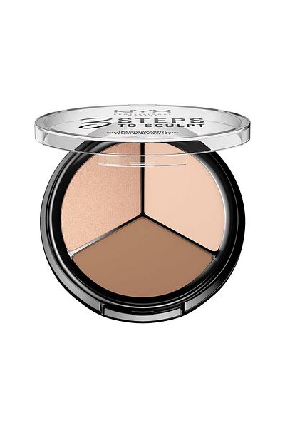 NYX Professional Makeup 3'lü Kontür Paleti - 3 Steps To Sculpt Fair 800897098322
