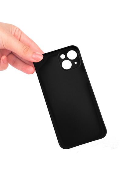 bast iPhone 15 Plus Telefon Kılıfı Carbon Siyah