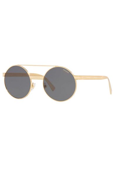 Versace VE2210100281 - Polarized Round Sunglasses