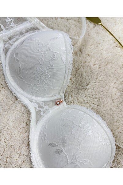 İntive Lingerie Le Jardin Charlotte Silicone Guipure Lace Bra -7001