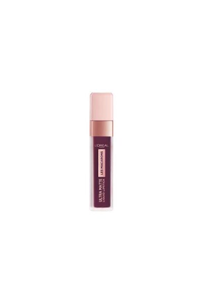 L'Oreal Paris Likit Mat Ruj - Les Macarons Ultra Matte Liquid Lipstick 830 Blackcurrant Crush 3600523729074