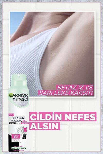 Garnier Mineral Lekesiz Koruma Sprey Deodorant