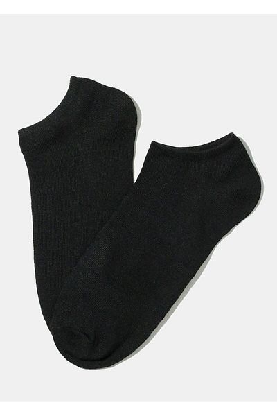 Sky Socks Черни ботуши от 10 части Икономичен пакет Унисекс Къси спортни маратонки Чорапи