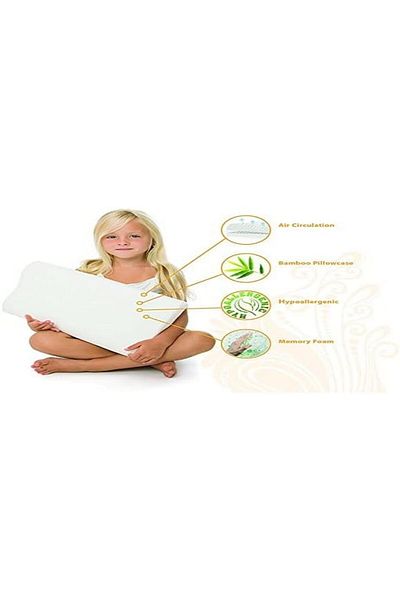 Visco Planet Children's Pillow - Orthopedic and Hypoallergenic, Baby and Child Neck Pillow, Breathable