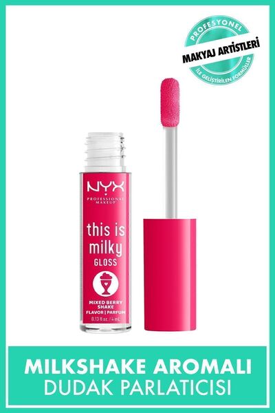NYX Professional Makeup This Is Milky Gloss Dudak Parlatıcı - Mixed Berry Shake