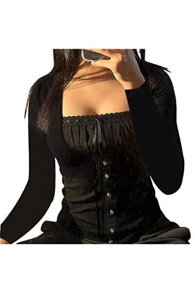 Butik101 Y2K VİNTAGE BLUZ