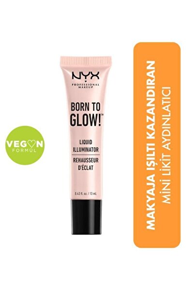 NYX Professional Makeup Mini Likit Aydınlatıcı- Born To Glow Lıquıd Illumınat...