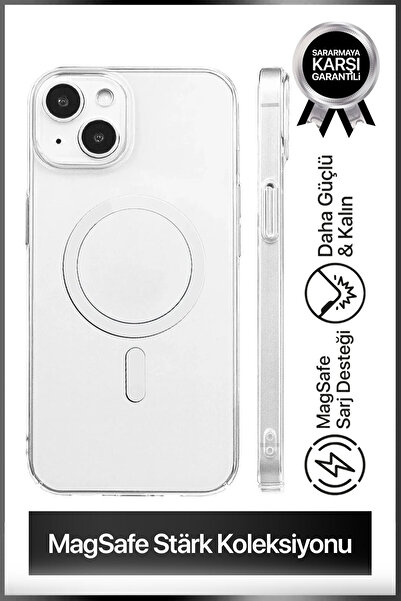 bast iPhone 15 Uyumlu Telefon Kılıfı MagSafe Stark
