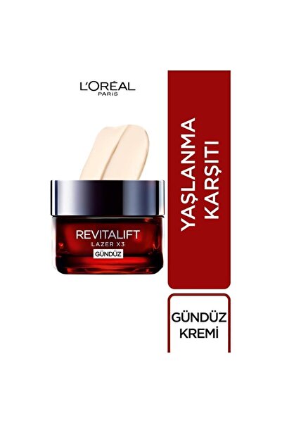 L'Oreal Paris Yaşlanma Karşıtı Revitalift Laser X3 Cilt Serumu 30 ml Gündüz Kremi 50 ml