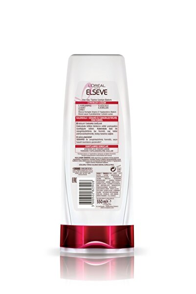 ELSEVE L'oréal Paris Komple Onarıcı 5 Saç Kremi 550 ml