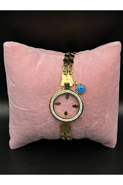 stainless steell سوار من الفولاذ المقاوم للصدأ متوافق مع الربع مع خرز عين الشر