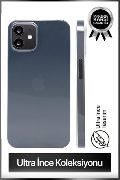 bast iPhone 12 Mini Ultra İnce Şeffaf Telefon Kılıfı