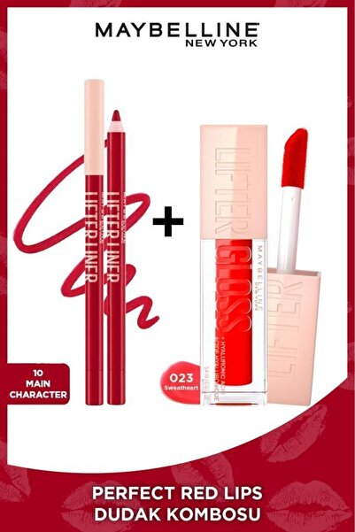 Maybelline New York Perfect Red Lips Lifter Liner 10 Main Character Dudak Kal...