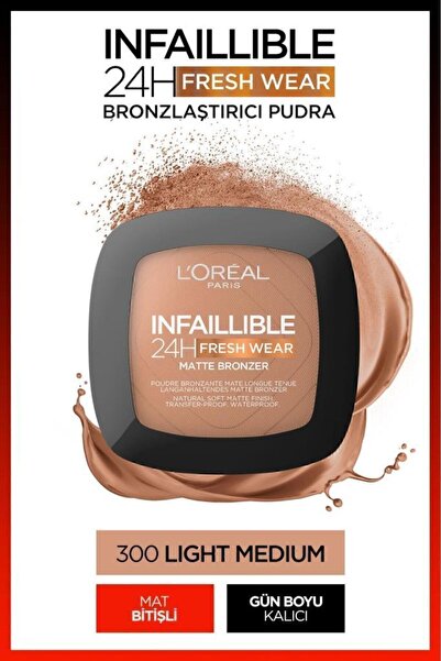 L'Oreal Paris L'oréal Paris Infaillible 24h Fresh Wear Bronzlaştırıcı Pudra -...