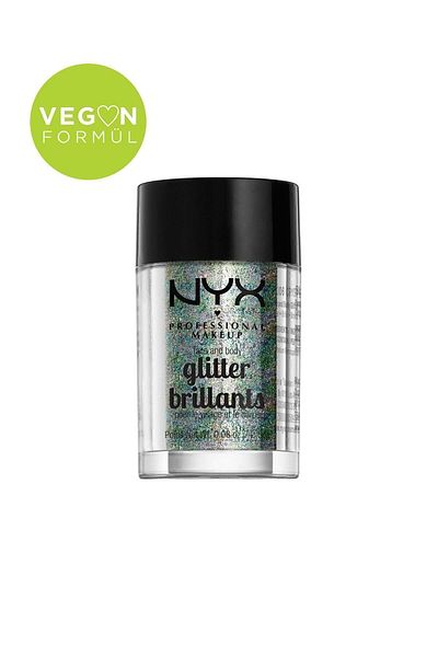 NYX Professional Makeup Face & Body Glitter - Face & Body Glitter Crystal 15 g800897846787