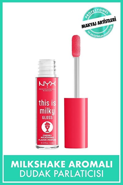 NYX Professional Makeup This Is Milky Gloss Dudak Parlatıcısı - Cherry Milkshake