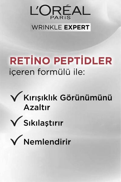 L'Oreal Paris Wrinkle Expert Kırışıklık Karşıtı [Retino Peptit] İçeren Gündüz Yüz Bakım Kremi 50 ml