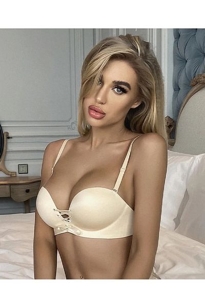İntive Lingerie Σουτιέν Natasha Push-up Laser Cut μπροστινό δεμένο σουτιέν -8388