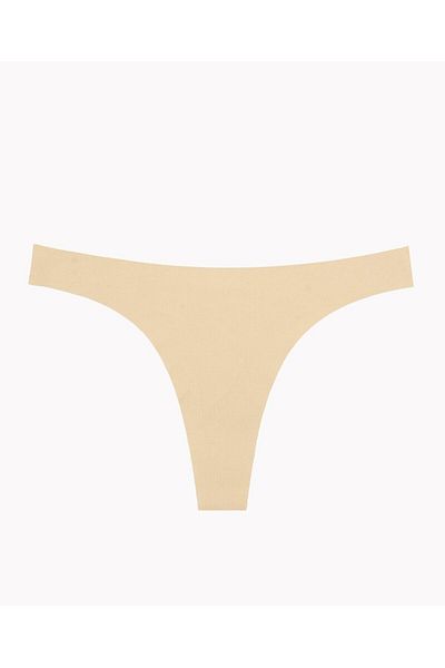 İntive Lingerie Στρινγκ με κανονική μέση κοπής με λέιζερ 3 συσκευασιών