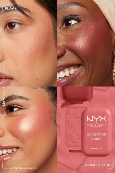 NYX Professional Makeup Buttermelt Blush Kremsi Pembe Pudra Allık - 09 Feelin Butta