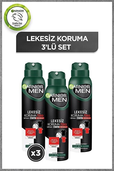 Garnier 3'lü Men Lekesiz Koruma Aerosol Seti 36005423422163