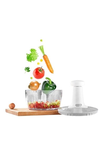 BEST UND BEST Çelik Bıçaklı Basmalı El Rondosu Rende Pratik Bas Kes Doğrayıcı...