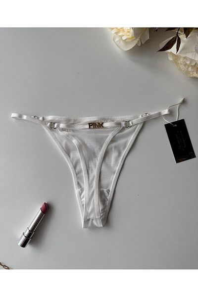 İntive Lingerie Limited Valerie Back'Love' Author Network Cotton Gauze Thong