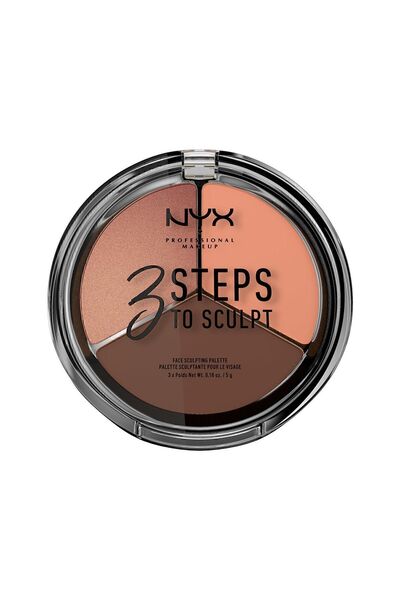 NYX Professional Makeup لوحة تحديد الوجه رقم 3 - نحت عميق على ثلاث مراحل 8008...