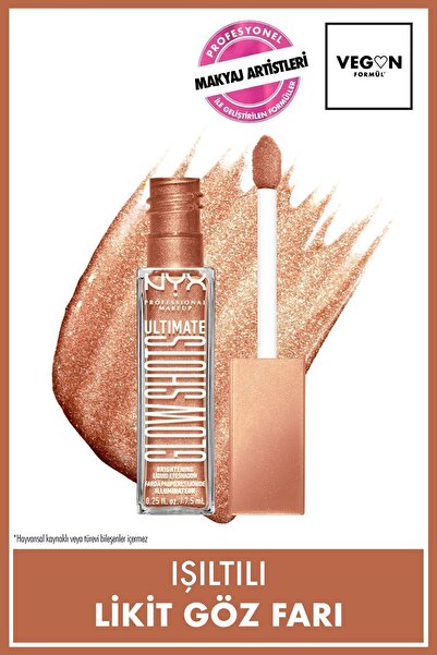 NYX Professional Makeup Ultimate Glow Shots Işıltılı Likit Göz Farı - 08 Twis...