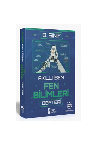 İsem Yayıncılık 2025 Akıllı İsem 8.Sınıf Fen Bilimleri Defteri Ayraç Hediyeli