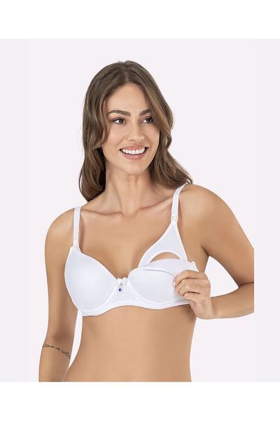 İntive Lingerie Σουτιέν θηλασμού NBB με επένδυση και χωρίς στήριγμα (μαύρο, μαύρο, λευκό) -3628