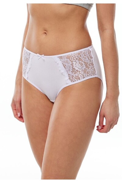 Fanilam 2-dijelne ženske gaćice Edge Čipka komada Pamuk elastina Visok struk