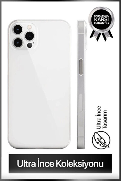 bast Iphone 14 Pro Ultra Ince Şeffaf Telefon Kılıfı