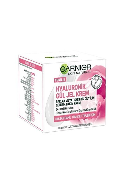 Garnier Hyaluronik Gül Jel-krem - Parlak Ve Yatışmış Bir Cilt Için Günlük Bakım Kremi