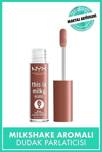 NYX Professional Makeup This Is Milky Gloss Dudak Parlatıcısı - Milk The Coco