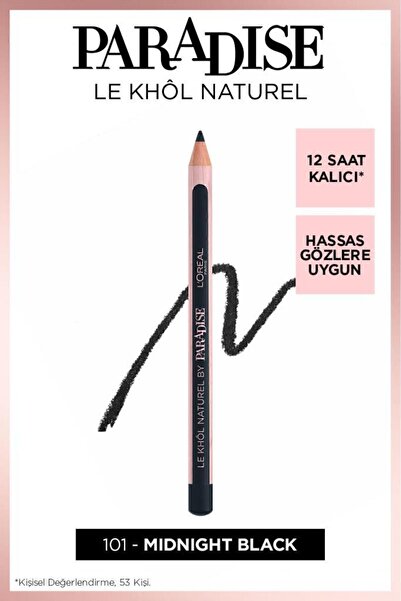 L'Oreal Paris Siyah Göz Kalemi - L'oréal Paris Paradise Le Khol Göz Kalemi 101 Midnight Black