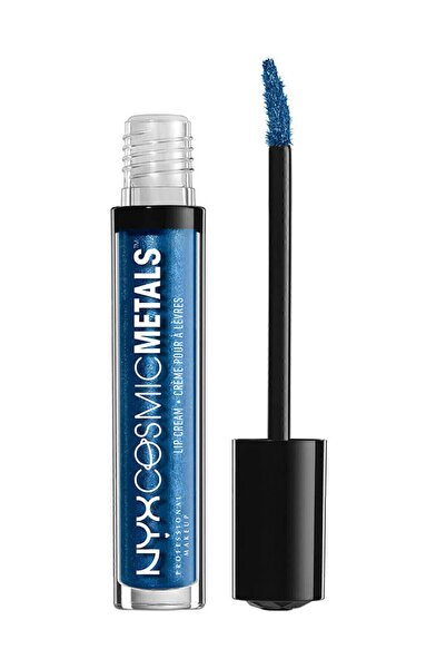 NYX Professional Makeup Dudak Parlatıcısı - Cosmic Metals Lip Cream Dark Nebu...